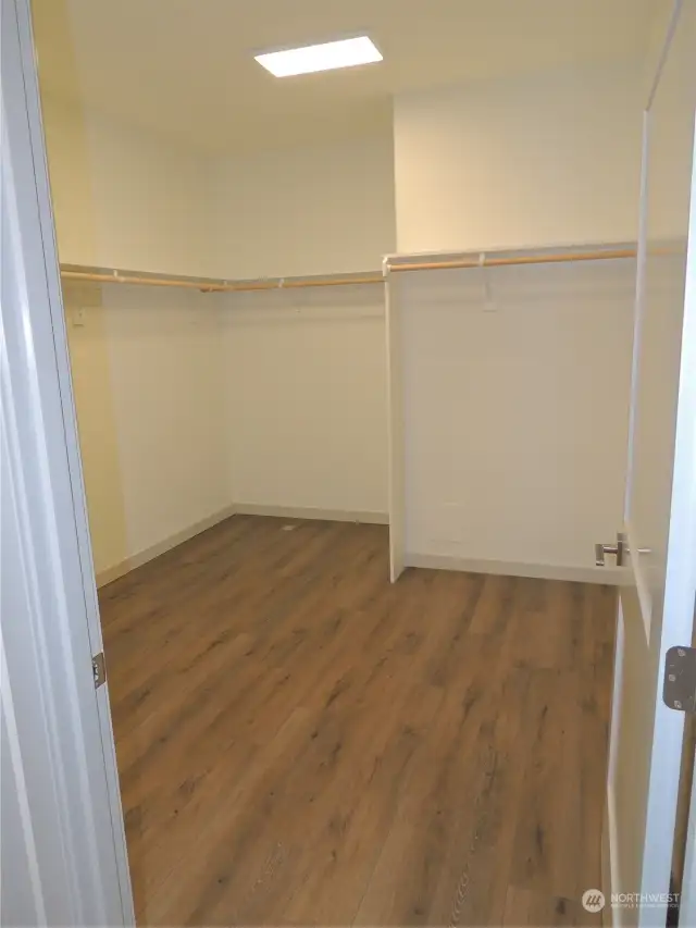 Large walk in closet