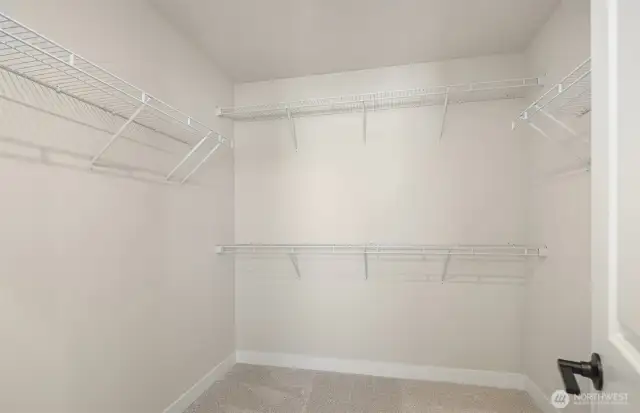 Primary walk-in closet