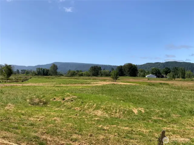 Front of property looking toward Oregon hills