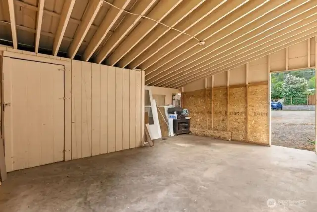 Extra Storage in Carport.