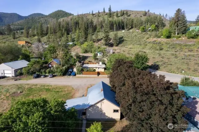 1953 Home on large lot has city utilities with Sewer & Water connected at $150.00 each month.