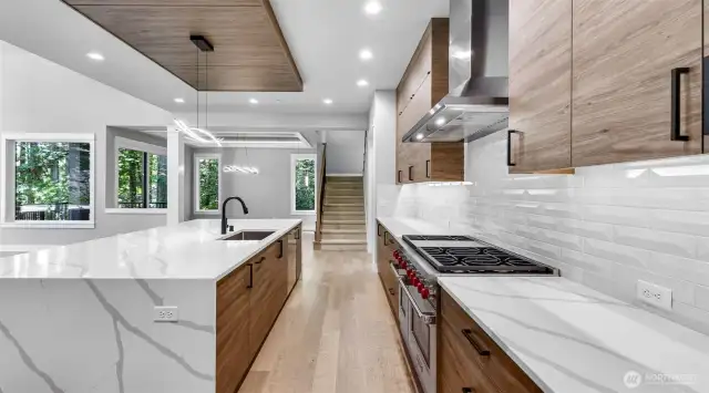 Countertop and storage space to spare!