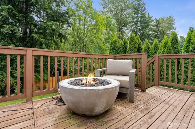 Deck with Stairs to Patio