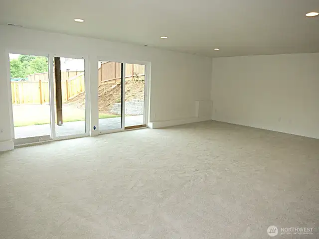 3rd view of large rec room.