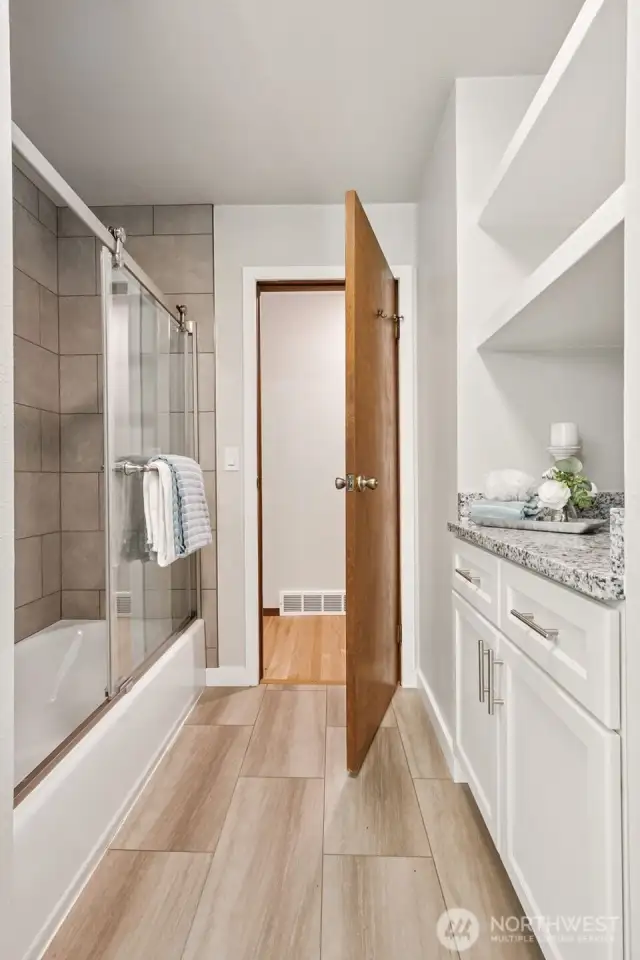 Main floor hall bathroom
