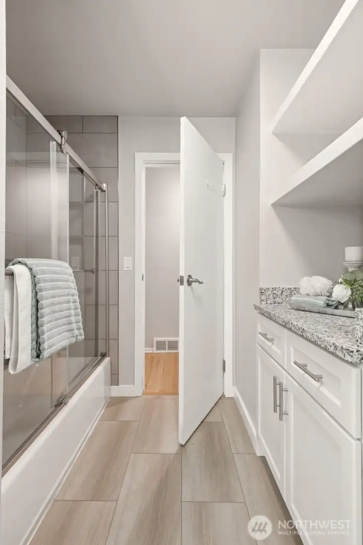 Main floor hall bathroom