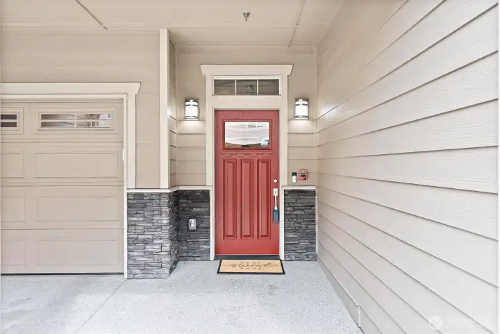 Inviting entrance