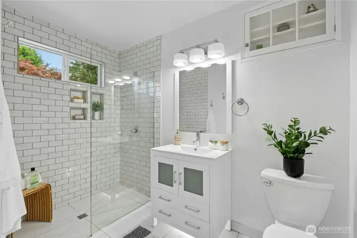 Updated baths—some with heated floors—newer windows.