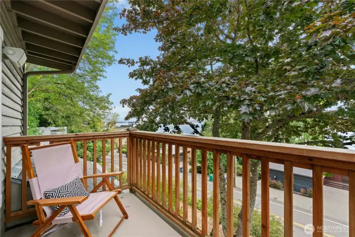 Primary bedroom balcony
