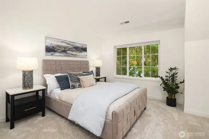 Primary Bedroom with Natural Light.