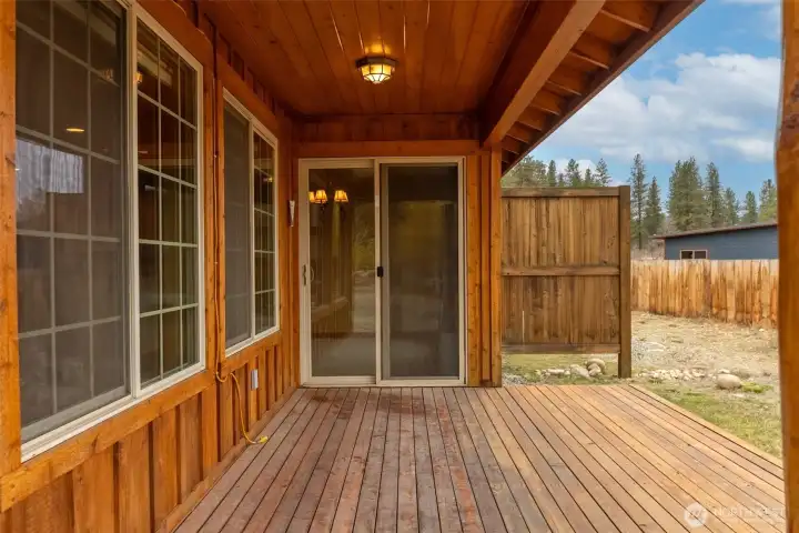 Outdoor Covered Deck