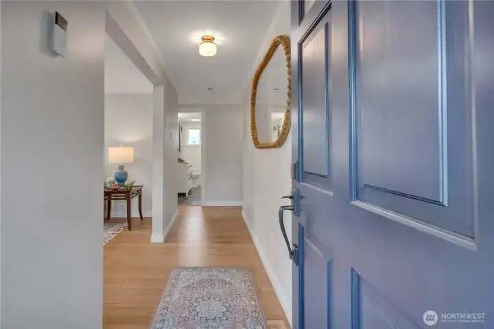 Nothing says charm like original fir floors from 1932 lovingly refinished.