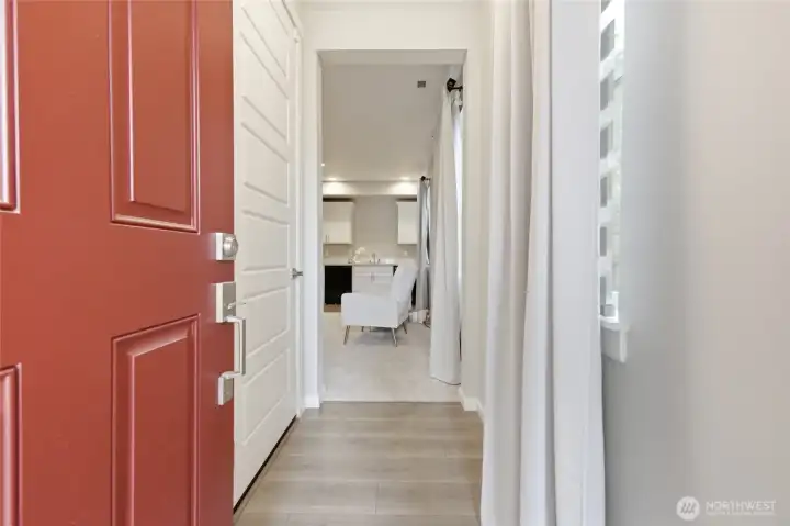 Entrance to separate apartment on main floor