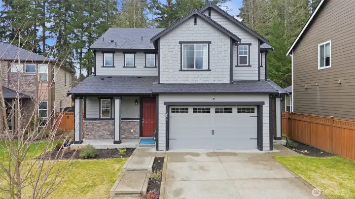 This beautiful home sits back on a private, fully fenced lot which backs up to a greenbelt