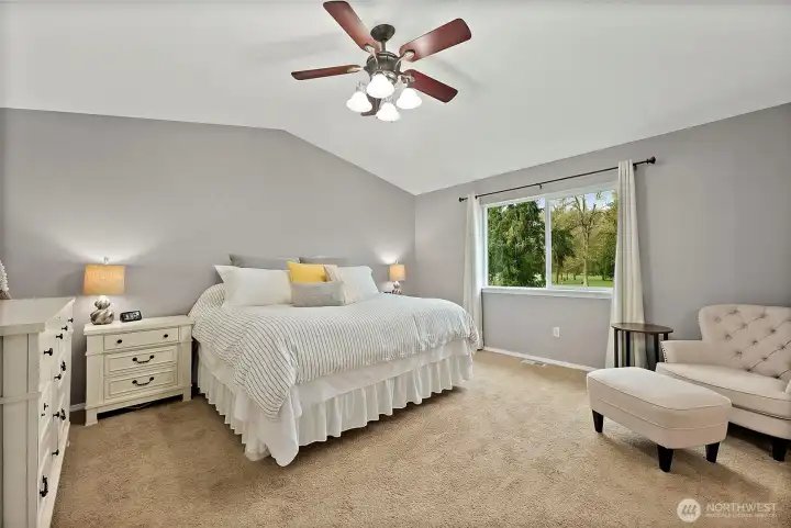 Primary Bedroom with Golf Course View