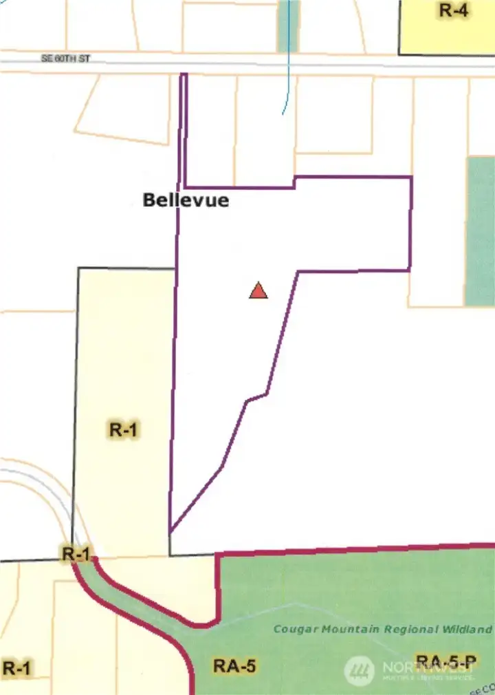 Angled Parcel with access to SE 60th Street