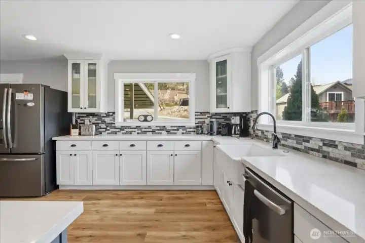 Open concept kitchen