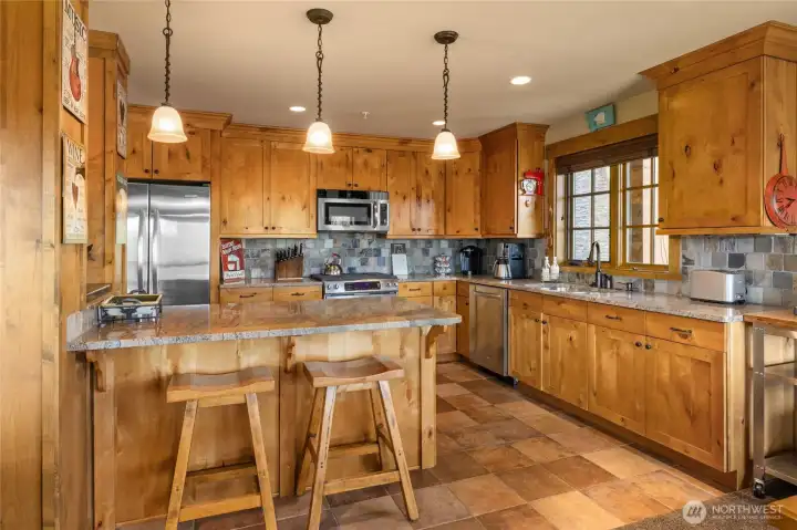 Kitchen with eating space