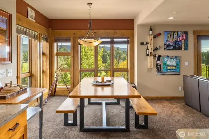 Dining Area with natural light