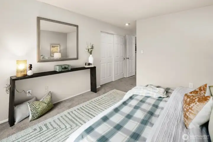 Great closet space.
