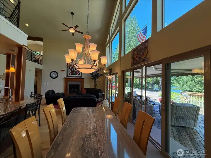Stunning lighting throughout this lovely home!