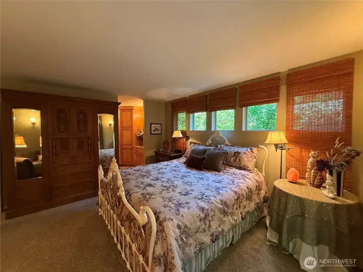 Primary suite on main floor.