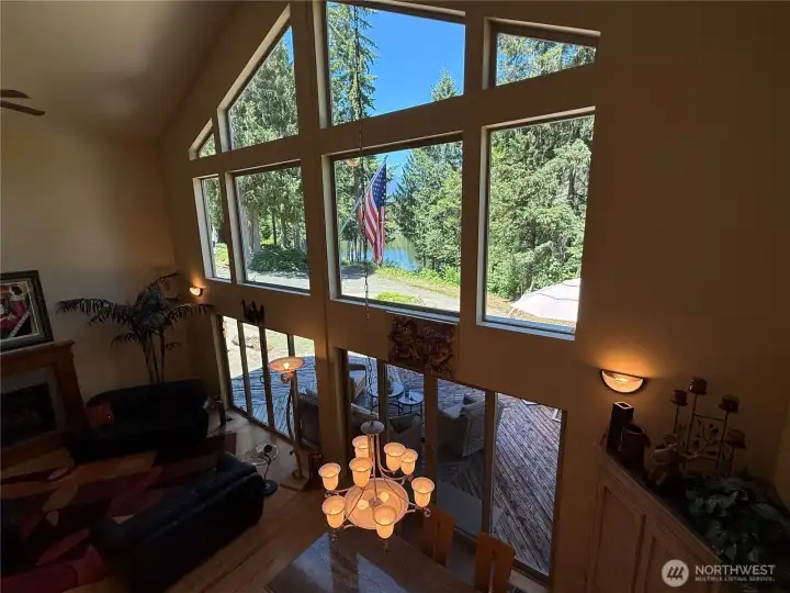 Gorgeous view from loft area.