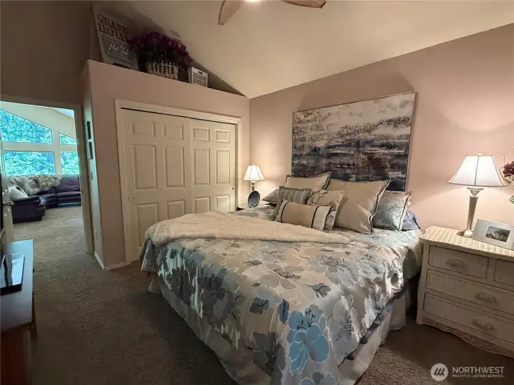 2nd primary suite w/ tons of closet space and own bathroom.