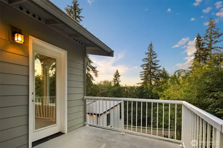 Private deck off the primary suite.