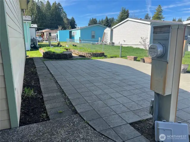 back patio area
