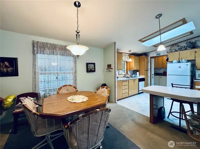 Dining room looking towards kitchen