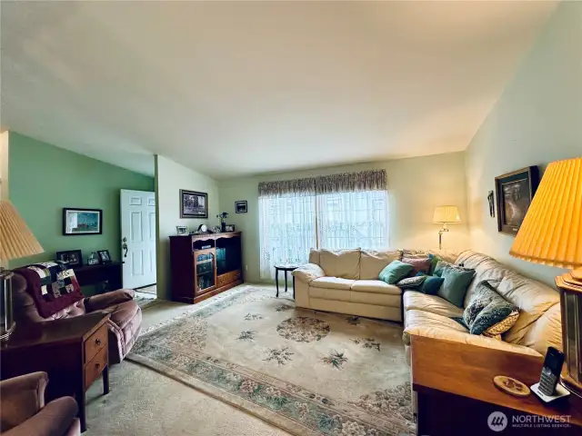 Living room from dining room