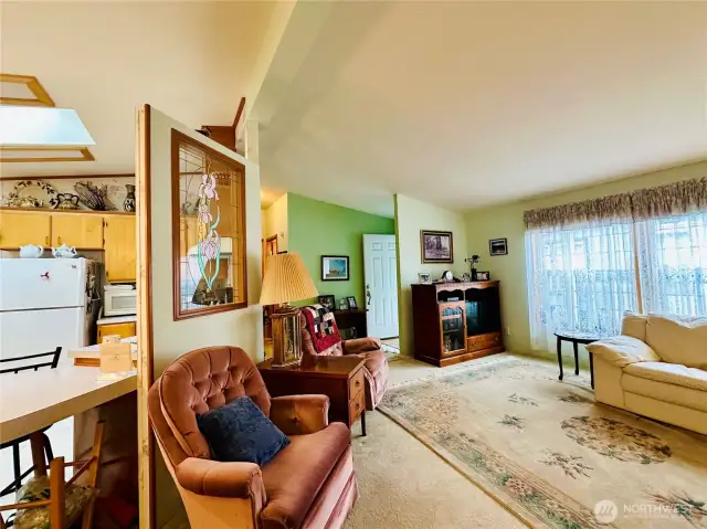 Living room from primary bedroom