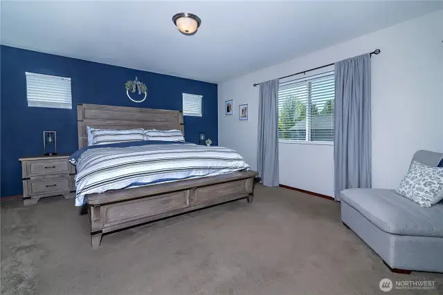 Large primary bedroom suite