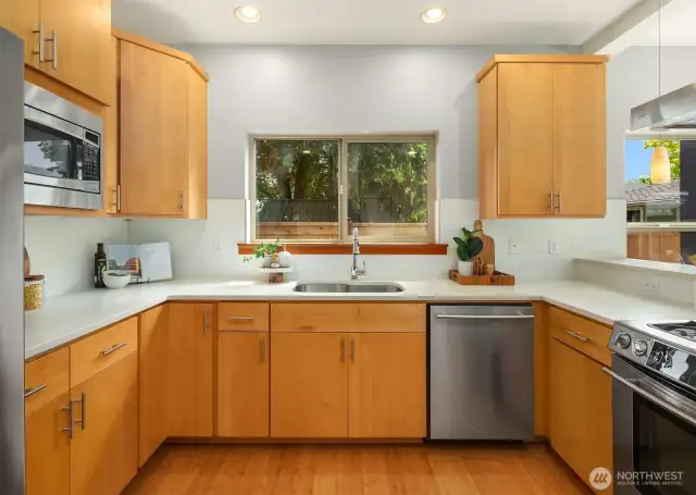 Tons of storage and counter space.