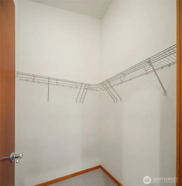 Walk-in closet...there are 2!