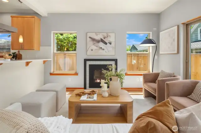 Cozy nights by the fire.