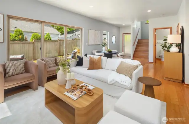 Indoor/outdoor living.