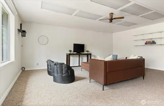You'll love the HUGE family room! Ready to receive everyone, this room is sure to be a winner with your crowd.