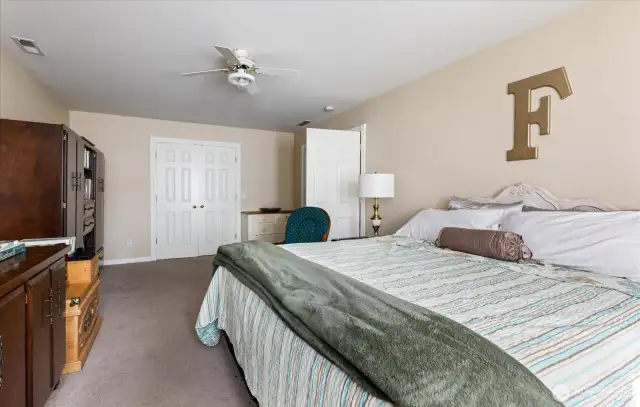 Primary Bedroom with walk-in closet