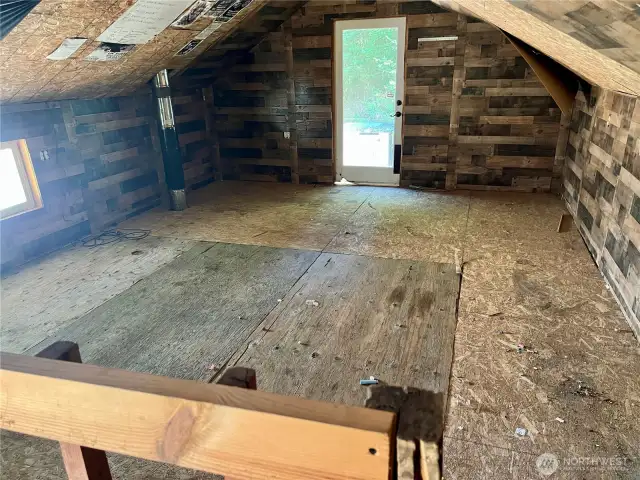 Upstairs of 'cave'