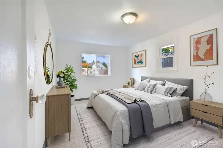 NW bedroom - virtual