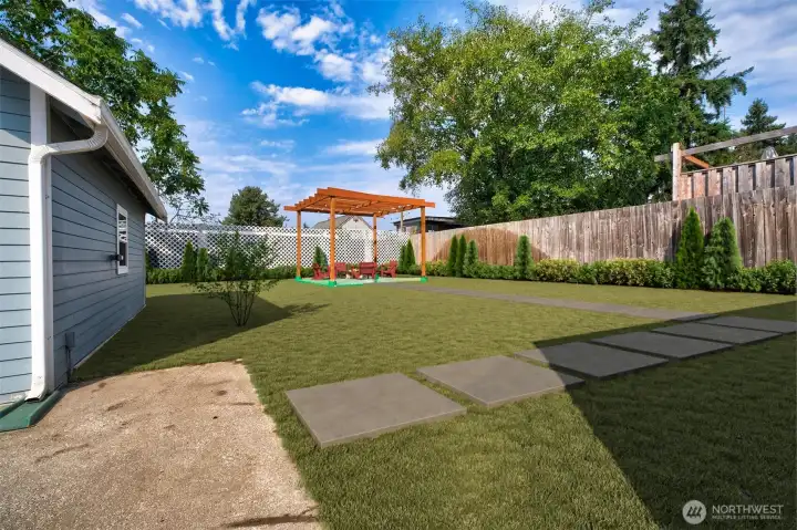 Back yard - virtual