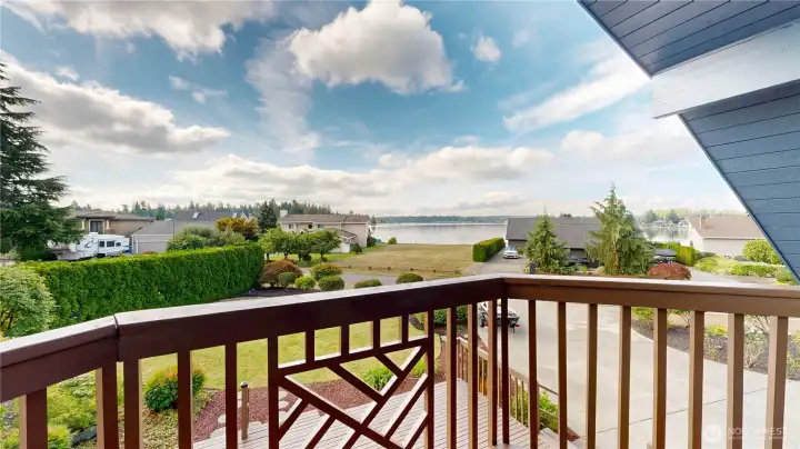View from the balcony