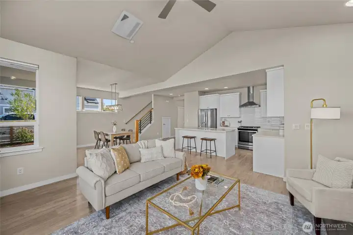 Vaulted ceilings