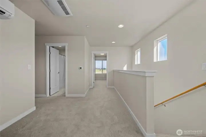 Landing on upper level