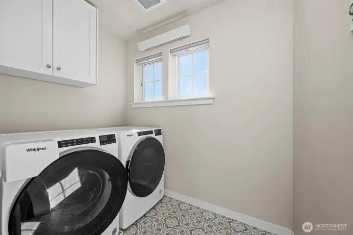 Laundry Room. New Washer/Dryer
