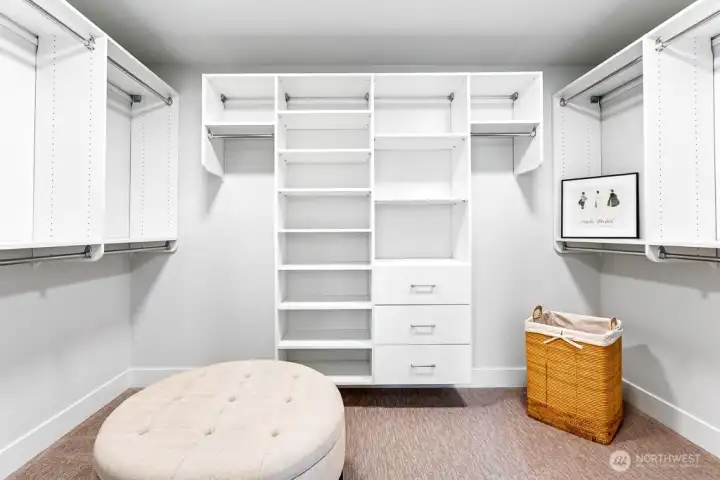 Primary main closet (one of two!)