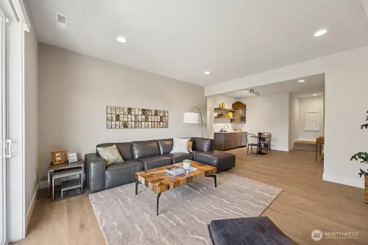 9.5-foot ceilings and tons of light!