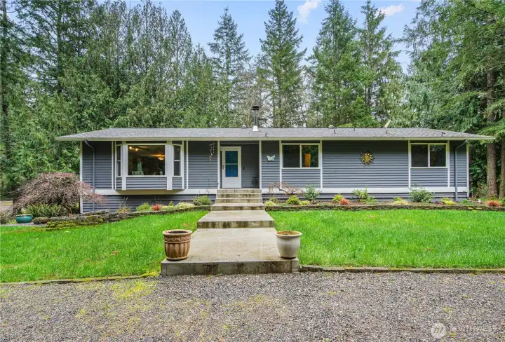 Welcome Home to your 2380 sq ft, 3 bedroom 2.75 bath on over 2 acres of peaceful country living.